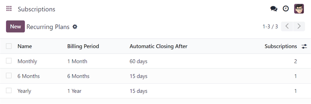 captura facturas recurrentes